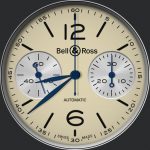 Bell & Ross Vintage ww1 Chronographe Monopoussoir Ivory