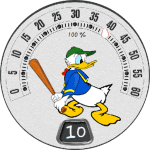Cartoon – Donald Baseball