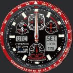 Citizen Red Arrow Two Bezels RC6