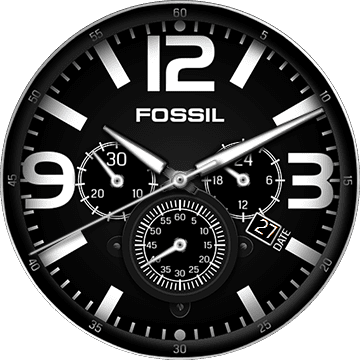 Fossil Black - Watch Faces for Smart Watches