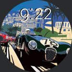 Jaguar C-Type Classic Racing Digital Watch