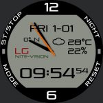 LG Nitevision Compass Stopwatch Indiglo Google Music