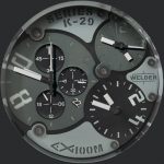 Mens Welder K29 53mm Chronograph Watch K29 8004
