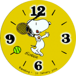 Cartoon – Snoopy Tennis