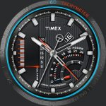 Timex Linear Chronograph bezel