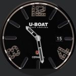 U-BOAT Classico 42 Ceramic Black Diamonds