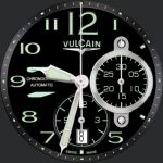 Vulcain Aviator Instrument Chronograph Black